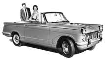 Triumph Herald cabriolet….