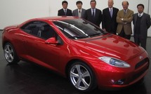 Malcolm Bricklin a financé la construction de ce coupé-cabriolet M14, ici dévoilé chez Pininfarina