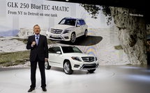 Aux côtés du nouveau GL, Mercedes présentait une version rafraîchie du GLK